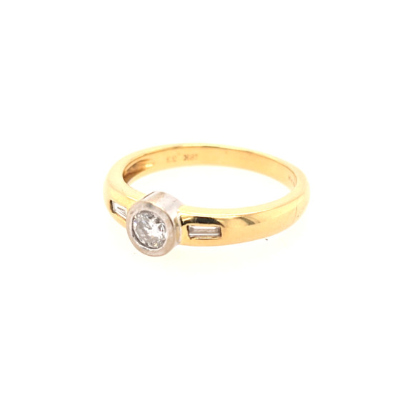Pre Owned 18ct Diamond Solitaire Ring ZV891 Pre Owned 18ct Diamond Solitaire Ring ZV891